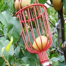 과일수확 열매따기 바구니 봉굵기 조절가능 과수원 과일따기헤드, 1개