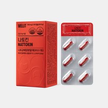 웰릿 나토킨 혈압 혈행 건강 개선 나토균 배양분말, 12box, 30정