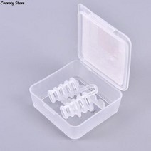 코골이 기구 성인 숙면 교정기 양압기 확장기 1PC 솔루션 코 클립 실리콘 관리 스토퍼 Nos, WHITE_L