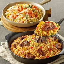 애슐리 볶음밥 8인분 세트(갈릭스테이크 4인분+통새우 4인분)