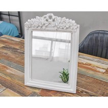 카페 화장실 인테리어 엔틱한 장미거울 홈인테리어 셀프시공 철재