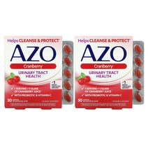 Azo 아조 크랜베리, 50정, 2개, 2통