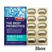 프로바이오틱스 유산균 프리바이오틱스 fos 프락토올리고당 락토바실러스 가세리 생유산균, 3box, 15g