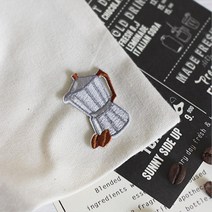커피 그라인더 미니 장식 부착식 와펜 가방 낚시와펜, 1개, 모카포트