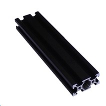프로파일 브라캣 알루미늄 부품 블랙 100-1200mm 2040 V-슬롯 압출 프레임 CNC 레이저 기계 3D 프린터 카메라 슬라이더에 대한 유럽 표준, [01] 1200mm