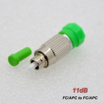 10PCS FC / APC Male Female Single Mode SM Fiber Attenuator Connector Fixed Type value 0-30db Optiona, 11 11dB_01 라인 커넥터