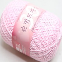더울 뜨개 구정 도일리 면실 순면뜨개실 30수, 306연분홍