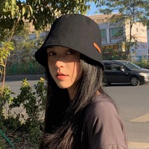 사은품+ 데일리 벙거지모자 여성모자 긴챙 버킷햇 사계절 햇빛차단 여름모자 5014