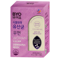 CJ제일제당 BYO 식물성 유산균 우먼 프로바이오틱스, 30포, 9박스
