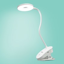 와사비망고 무선 클립 집게 LED스탠드 휴대용 학습용, LED 클립 스탠드