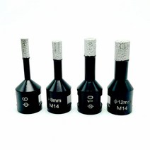 드릴 비트 연마기 다이아몬드 드릴 비트 타일 대리석 콘크리트 6 8 10 16mm 유리 화강암 도자기 앵글 그, 05 1pcs 14MM M14 Thread