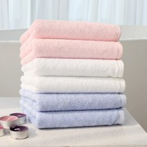 코튼 무지 호텔수건 130g 10장 답례품 기념품 사은품, NN)130g_블루 10장