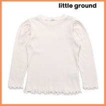 [리틀그라운드8] 룰라비(73122-330-03)데일리골지티셔츠 아동티셔츠 여아티셔츠 기본티 골지티 봄신상