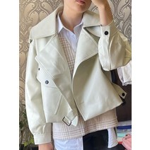가죽 자켓 롱 셔츠형 바이크 ftlzz 봄 여성 인조 가죽 자켓 바이커 레드 화이트 코트 턴다운 칼라 pu 오토바이 자켓 느슨한 streetwear 겉옷