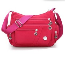 새로운 캐주얼 Crossbody 숄더 가방 여성 나일론 방수 메신저 레이디 핸드백 975aEA6c1