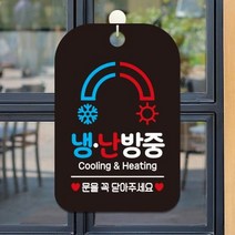 아트박스/제제데코 오픈 매장 포맥스 안내판 팻말 제작 HA222냉난방중2, 단품