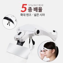 헤드돋보기 확대경 확대기 루페 대형 확대기 돋보기 인두기