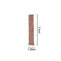 10pcs Sustainer 탭과 나무 양초 심지 DIY 촛불 금형 도구 용품 수제 실리콘 수지 코어, 12.5mmx75mm