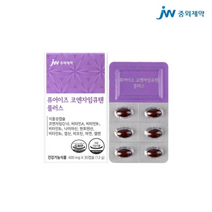 중외제약 퓨어이즈 코엔자임큐텐 플러스 400MG X 30캡슐 X 1박스 셀레늄 비타민B 비오틴