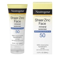Neutrogena 뉴트로지나 시어 징크 페이스 선크림 SPF50 59ml, 1팩
