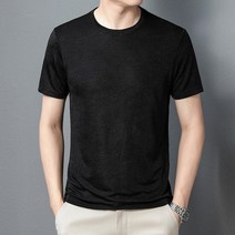 50대남자옷 아빠옷 아저씨 중년남성패션 라운드넥 여름 통기성 반팔