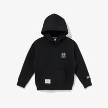 [뉴에라 키즈] 13679523 MLB 빅 엠블럼 뉴욕 양키스 후드 블랙 아동후드티 아동티셔츠