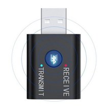 블루투스 동글 무선 블루투스 호환 5.0 USB 수신기 송신기 3.5mm 잭 AUX 오디오 동글 어댑터 자동차 노트북 컨트롤러 TV 용, [01] 블루투스 v50, [01] 3 in 1