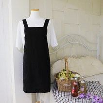 (주)더해피 가정 미술 미용 수예 카페 업소 손님용 핸드메이드 앞치마 모음, X형 포그니 앞치마(특대)