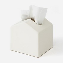 티슈 케이스 곽티슈 각티슈 수납함 심플 깔끔 인테리어 케유카 화이트