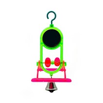 [앵무새장난감] 거울 시소 /잉꼬/사랑/모란/유리앵무/소형조