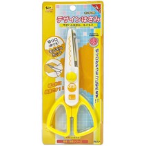 선스타 핑킹가위 소형 / 공작 가위 / 라운드 / 물결 / 계단 / 재단모양, 계단 (그린)