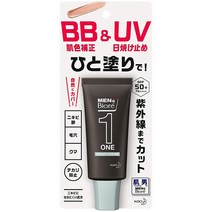 (일본직구) 비오레 맨즈 SPF 50 비비 앤 썬크림 30g, 1팩