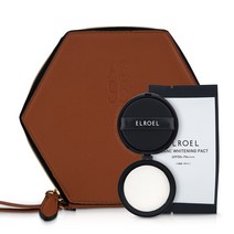 엘로엘 엘로엘 블랑 화이트닝 팩트 리필+AS98클러치백 브라운