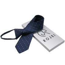 [로제이] 도트 혼방 자동넥타이 케이스 증정 RTK005_NA