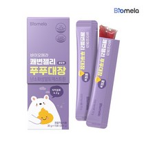 [바이오메라] 쾌변젤리 푸푸대장 포도맛 15포식이섬유젤리, 쾌변젤리 푸푸대장 포도맛 15포