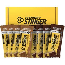 Honey Stinger 허니 스팅어 프로틴 크래커 바 모음 8개 밀크 다크 초콜릿 단백질 스포츠 운동 에너지