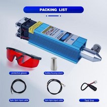 레이저커팅기 레이저컷팅기 레이저커팅기40W 레이저 헤드 공기 지원 450nm 고정 초점 TTL 금속 나무 아크, 02 B_01 12V, 02 B_01 12V