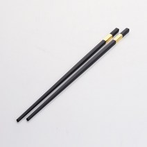 업소용 멜라민 일식 식당 요리 젓가락 고급 무지 패턴, 금장 27cm(DS-243)