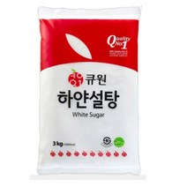 큐원 하얀 설탕, 3kg, 1개