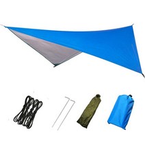 hammock rain fly tent tarp 방수 방풍 캠핑 대피소 sunshade 휴대용 비치 태양 대피소 캠핑 텐트, 230x140cm, 03 B-230x140cm