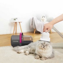 강아지 털 흡입기 빗질 미용 고양이 바리깡 트리머