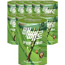 롯데 Pepero 녹차 빼빼로 하남그린티 운동회 초등학생 편의점 간식 탕비실 사무실 등산 막대과자 132g, 11개