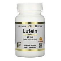 CGN 캘리포니아 골드 뉴트리션 루테인 및 제아잔틴 20mg 베지 소프트젤 60정, 기본