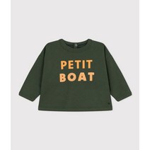 [쁘띠바또 현대판교] NTW41TM10F DG 부클 로고 스웻 셔츠