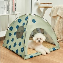 미디엄 애견텐트 댕댕이 텐트 사계절 강아지 고양이 하우스 48cm x48cm x42cm 침대형해먹형텐트 53cm x48cm x58cm, 댕댕이텐트48cm x48cm x42cm
