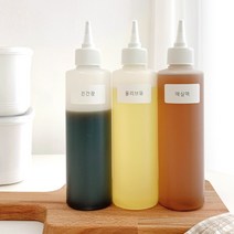 선베베 뾰족 오일병 간장병 샐러드소스병 양념병, 블랙캡-250ml