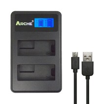 아르케 캐논 BP-511A LCD 듀얼 충전기 ZR80 ZR70MC