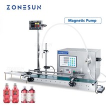 액상 정량 주입기 충진기 자동 계량기계 자기 펌프 물 주스 우유 유리 병 필러 ZS-DTMP1S, 6L and 600mm, 미국