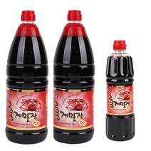 [류맛간장] 홍게맛장소스1800ml 2병+500ml, 1번, 1800ml