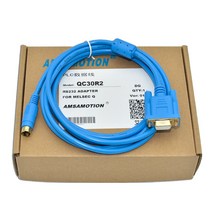 QC30R2 For Mitsubishi Q 시리즈 PLC 통신 케이블 MELSEC GS/GOT1050/1055 RS232 직렬 포트 프로그래밍 케이블 다운로드 라인, Gold Plated Version, 규격 없음